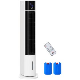 42" 3-In-1 Evaporative Air Cooler with Water Tank, 52° Oscillating Portable Swamp Cooler with Humidifier, Ice Cooling Fan for Home Office, 3 Modes,