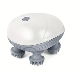 Pet Massager, Pet Scalp Massager, Handheld Electric Cat Massager, Dog Massager, 4 Rotating Massage Heads, Relax Muscles, Cat And Dog Scalp Massager, P