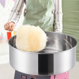 Electric Cotton Candy Machine, 1000W Candy Floss Maker, Commercial Cotton Candy Machine With Stainless Steel Bowl, And Sugar Scoop, Perfect For Home K