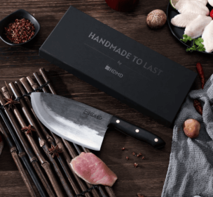 Broad Cleaver  Hand-forged  High Carbon  Chef's Knife