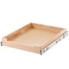 Pull Out Cabinet Organizer Soft Close Slide Out Shelf Wood Drawer 17"W x 21"D