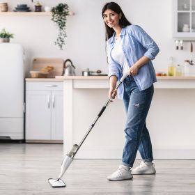 Spray Mop for Floor Cleaning, 49.21" Extended Handle with 360Â° Rotating Mop Head