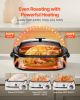 Roaster Oven, 18QT Electric Roaster Oven, 150-450Â°F Adjustable Temperature Electric Roasting Pan