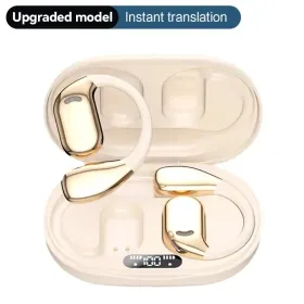 Ai Translation Headset, Bone-guided Wireless Headset, Real-time Translation In 144 Languages, Intelligent Noise Cancellation With 6 Microphones, Real-