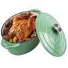 Cast iron soup POTS are suitable for various tools, such as ceramic, gas, induction cookers or barbecue grills. It can be used for cooking