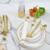 Gold/Silver Plastic Tableware Set - 350PC  Gatherings of 50+people